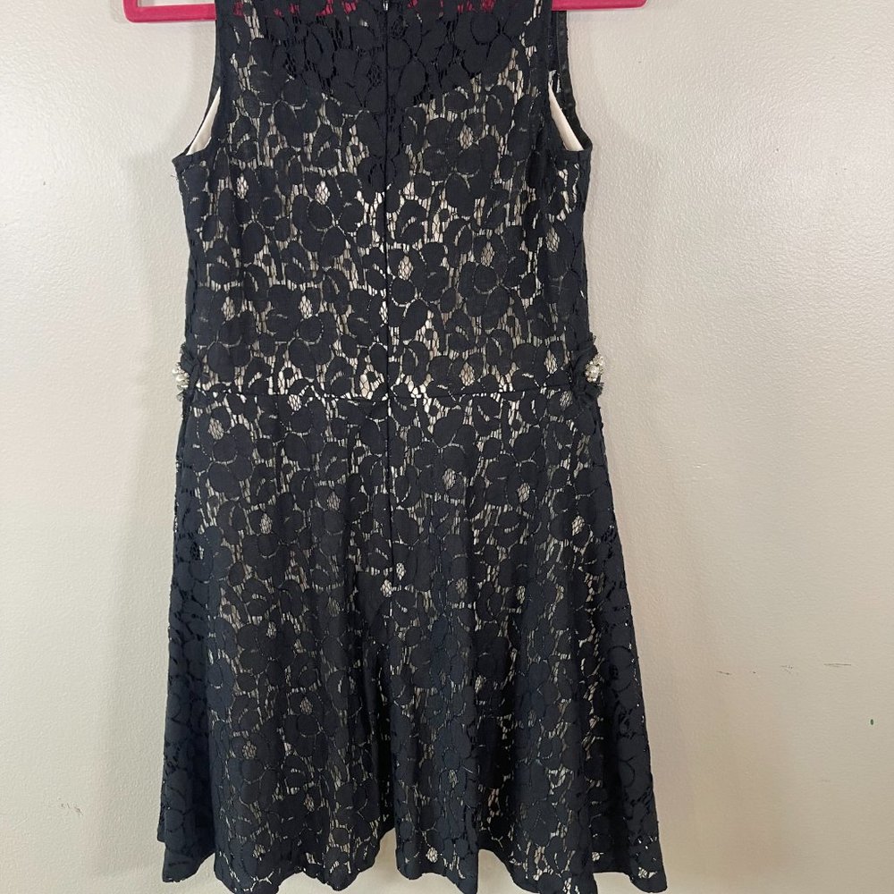 Un Deux Trois Lace Embellished Waist Dress - Picture 8 of 8